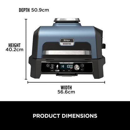 Woodfire Pro Connect XL Electric BBQ Grill & Smoker with Stand & Cover