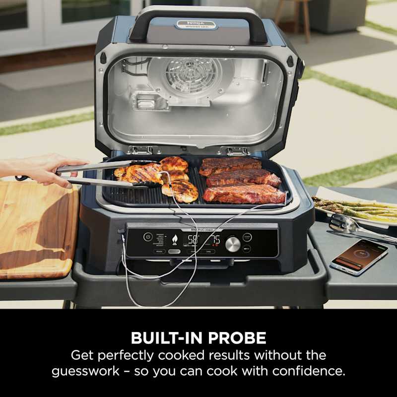 Woodfire Pro Connect XL Electric BBQ Grill & Smoker with Stand & Cover