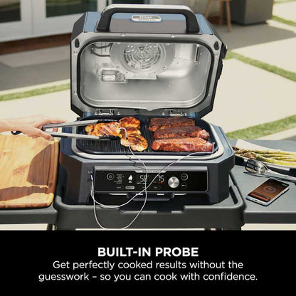 Woodfire Pro Connect XL Electric BBQ Grill & Smoker with Stand & Cover