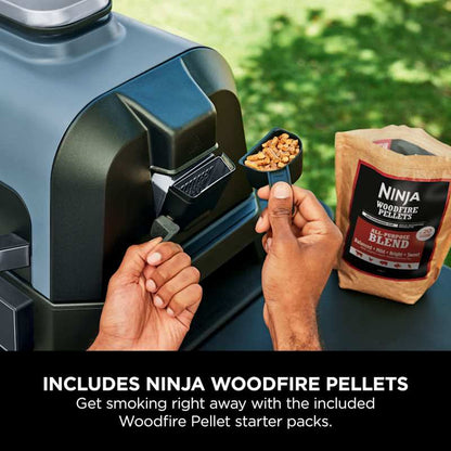 Woodfire Pro Connect XL Electric BBQ Grill & Smoker with Stand & Cover