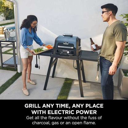 Woodfire Pro Connect XL Electric BBQ Grill & Smoker with Stand & Cover